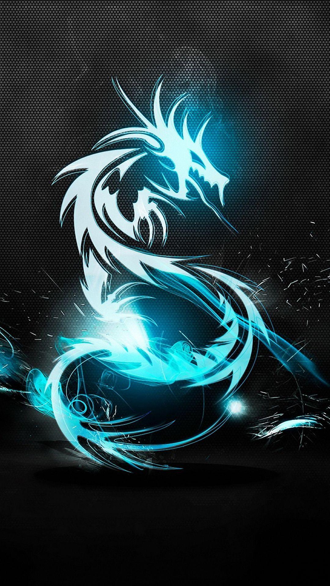 1080x1920 Awesome Blue Dragon iPhone 6s Wallpaper HD