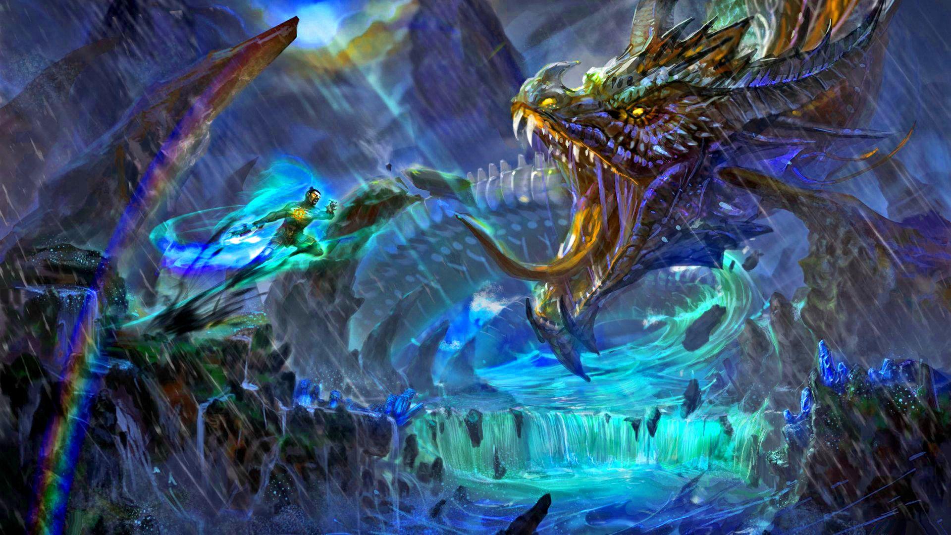 fantasy dragon wallpaper desktop