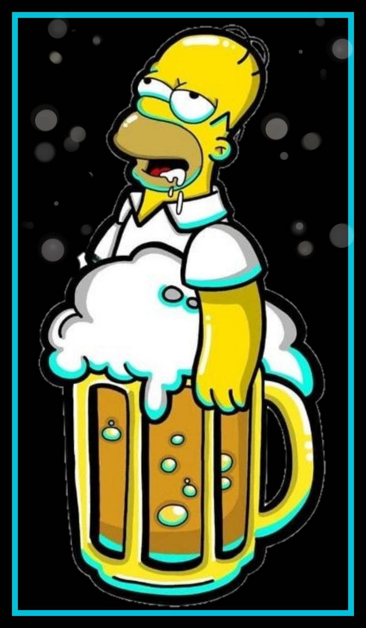 Homer Simpson Beer Wallpapers Top Free Homer Simpson Beer Backgrounds Wallpaperaccess