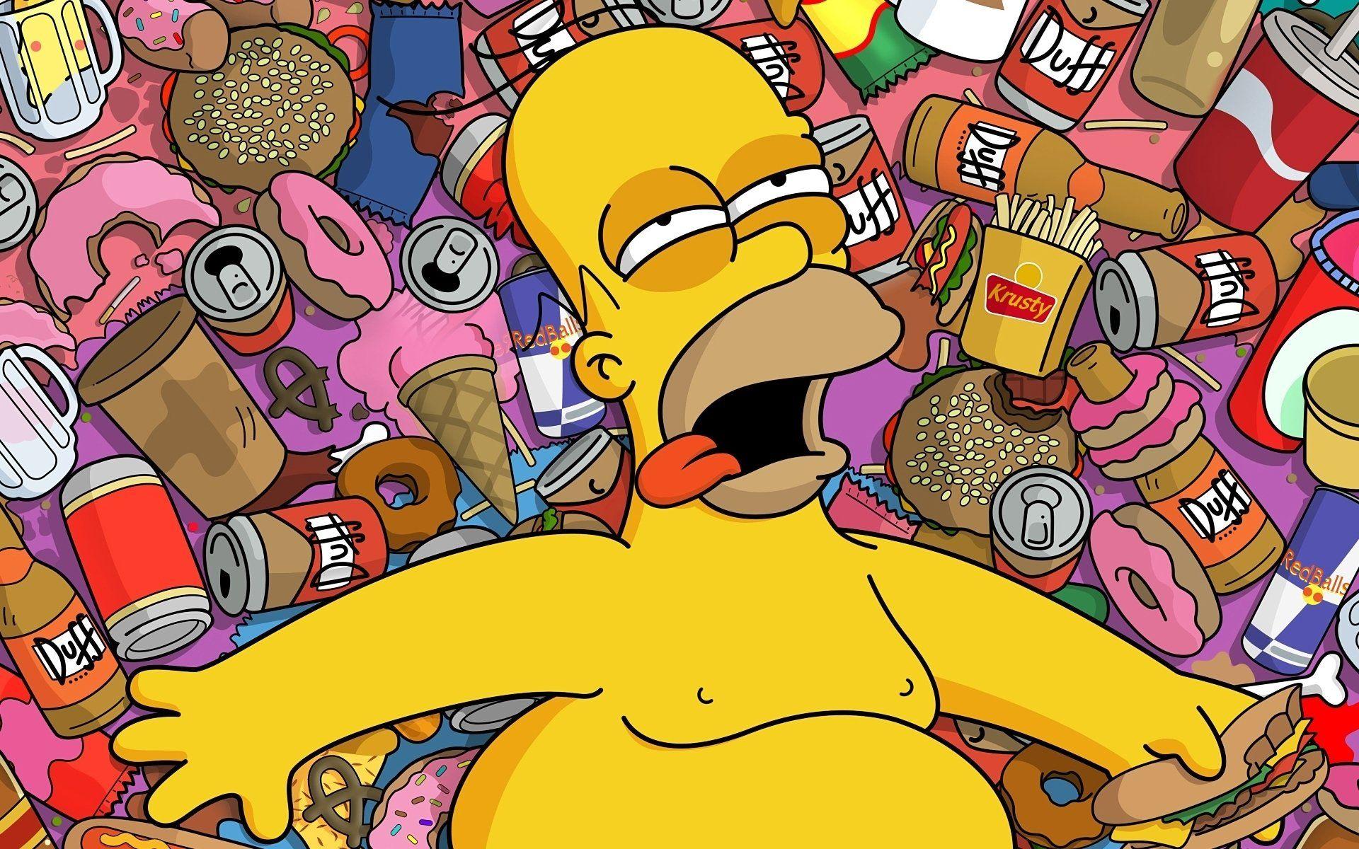 1920x1200 Homer Simpson HD Wallpaper