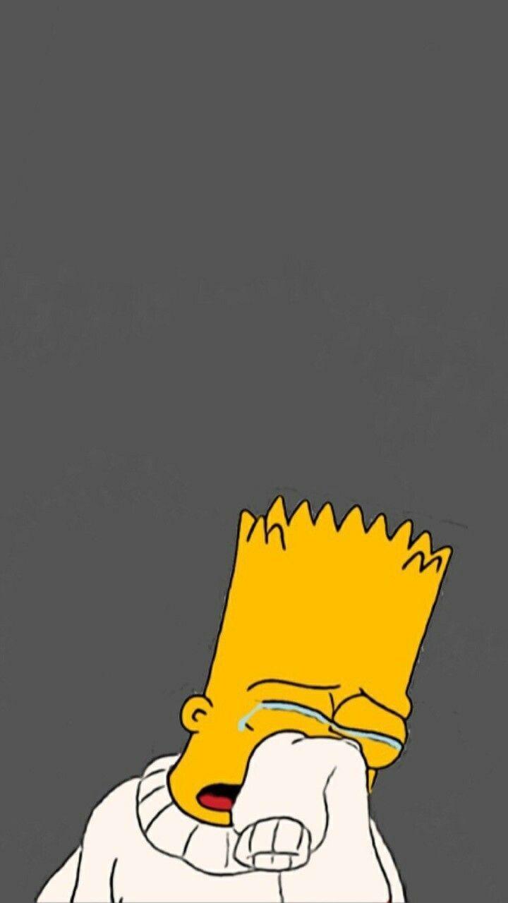 720x1280 Bart Simpson Sad Free Wallpaper & Background