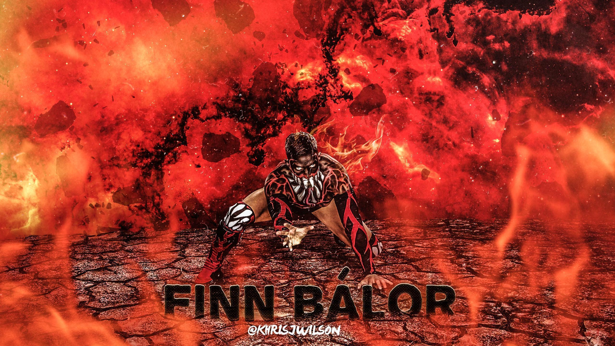 NEW Summon The Demon Finn Balor RAW wallpaper  Kupy Wrestling Wallpapers
