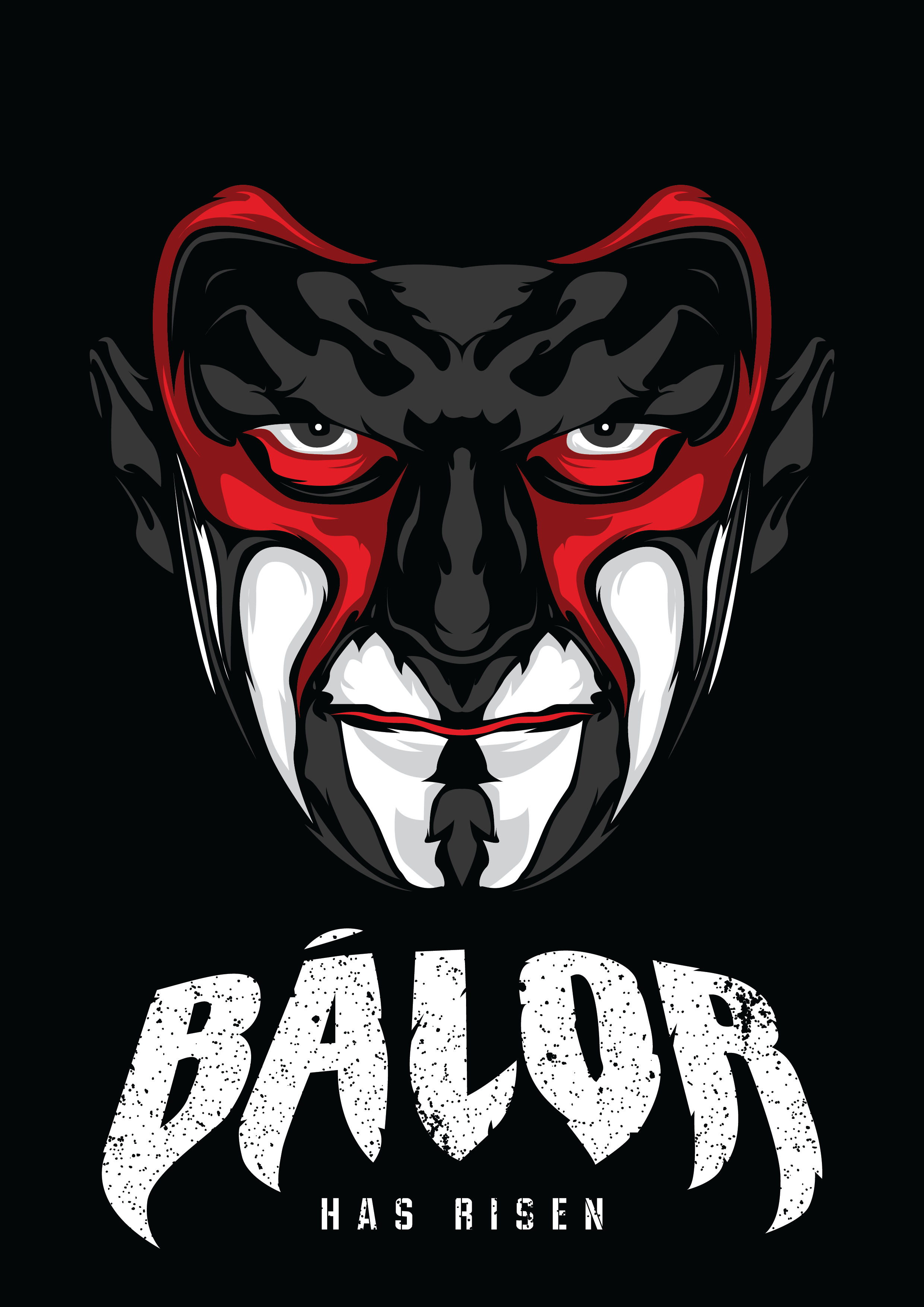 2480x3508 Finn Balor Balor Demon Drawing, HD Wallpaper