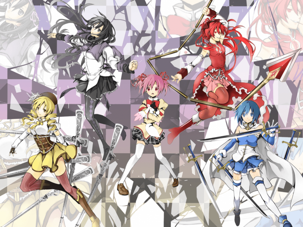 1024x768 Wall.Cookdiary.net Magi Madoka Magica Wallpaper HD