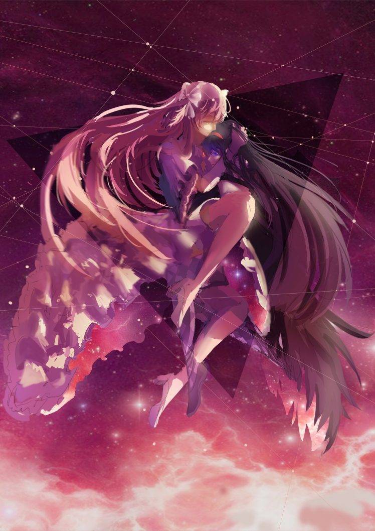 748x1058 Mahou Shoujo Madoka Magica, Akemi Homura, Kaname Madoka