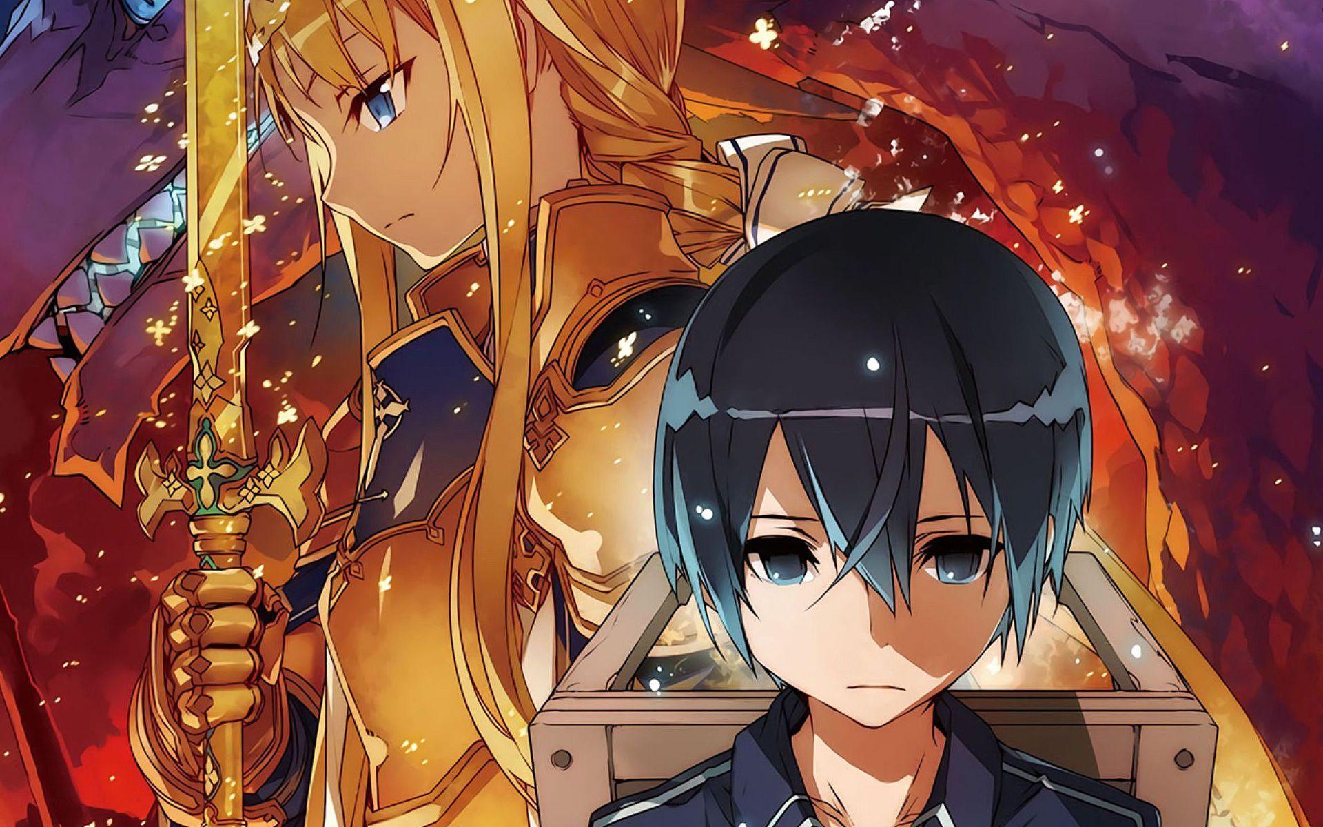 1920x1200 Kirito (Sword Art Online), Alice Zuberg wallpaper
