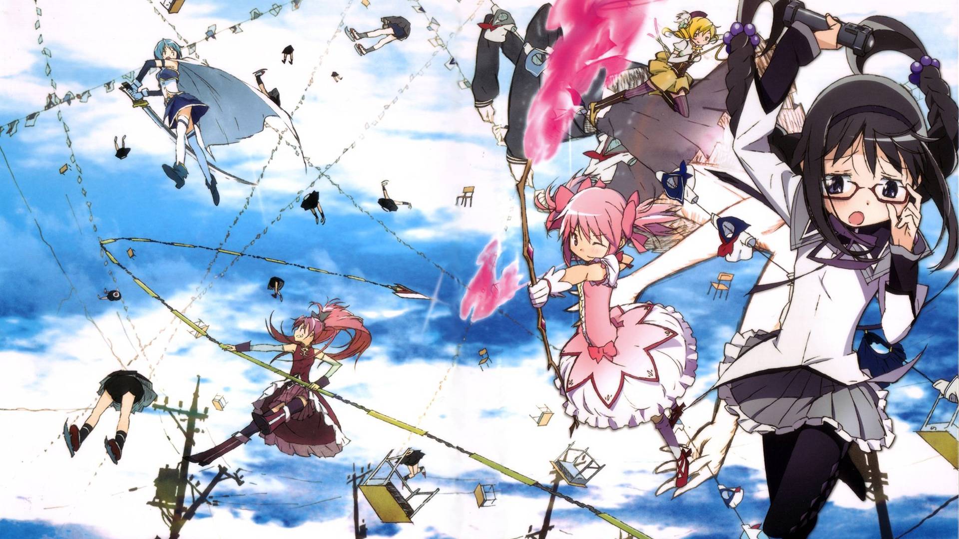 1920x1080 Hot Puella Magi Madoka Magica Background Picture