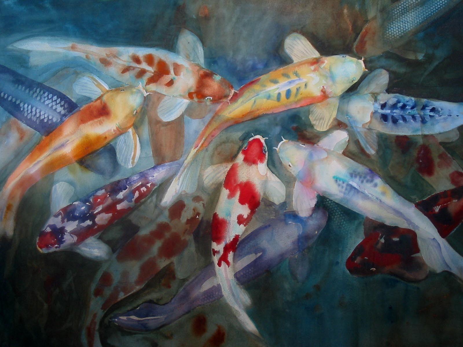 1600x1200 Koi Wallpaper and Background Imagex1200