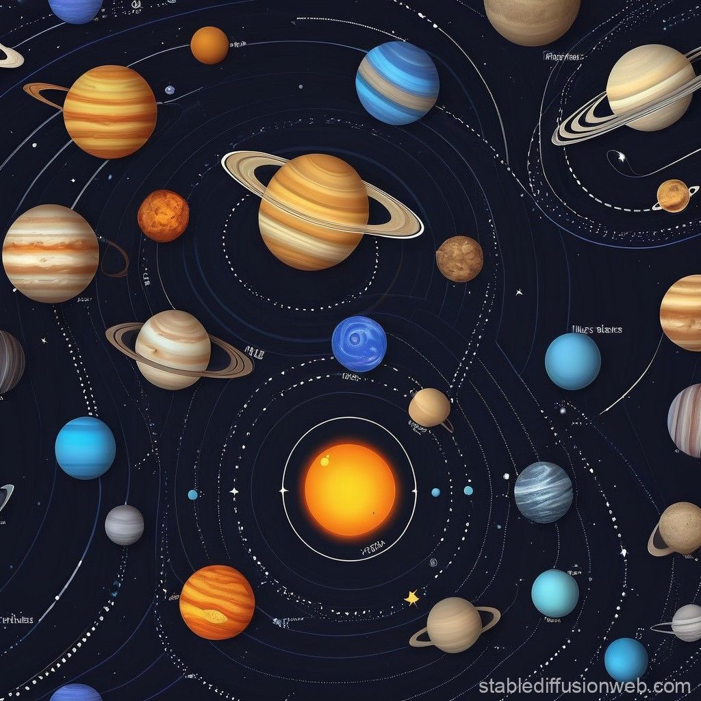 1024x1024 Solar System Wallpaper. Stable