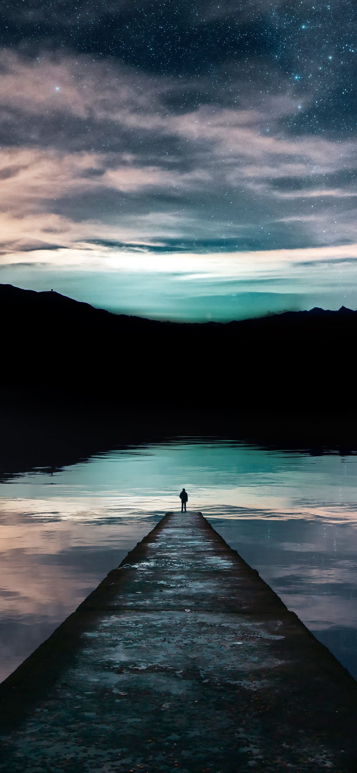 1170x2532 Alone Wallpaper 4K, 5K, Sunset