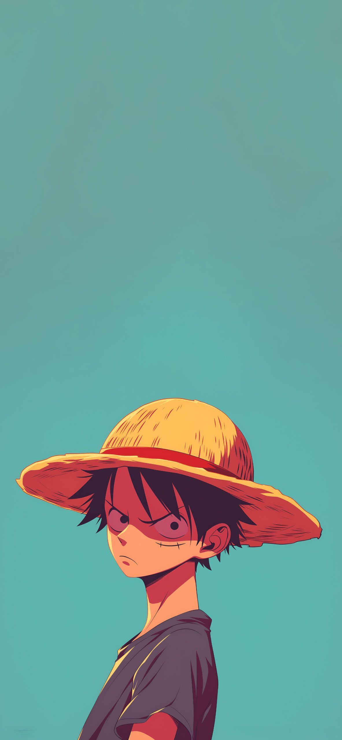 1183x2560 Luffy Straw Hat Anime Wallpaper