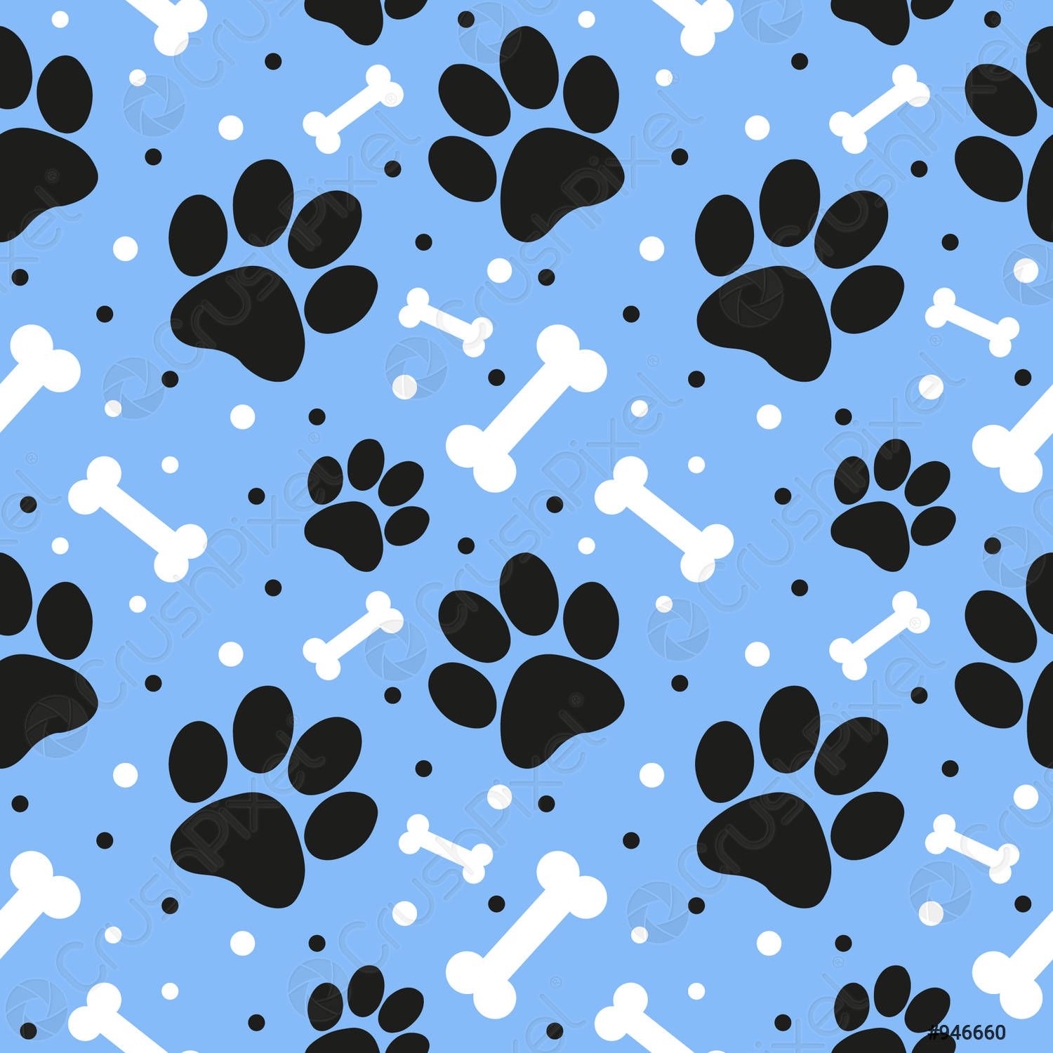1500x1500 Dog Print Wallpaper