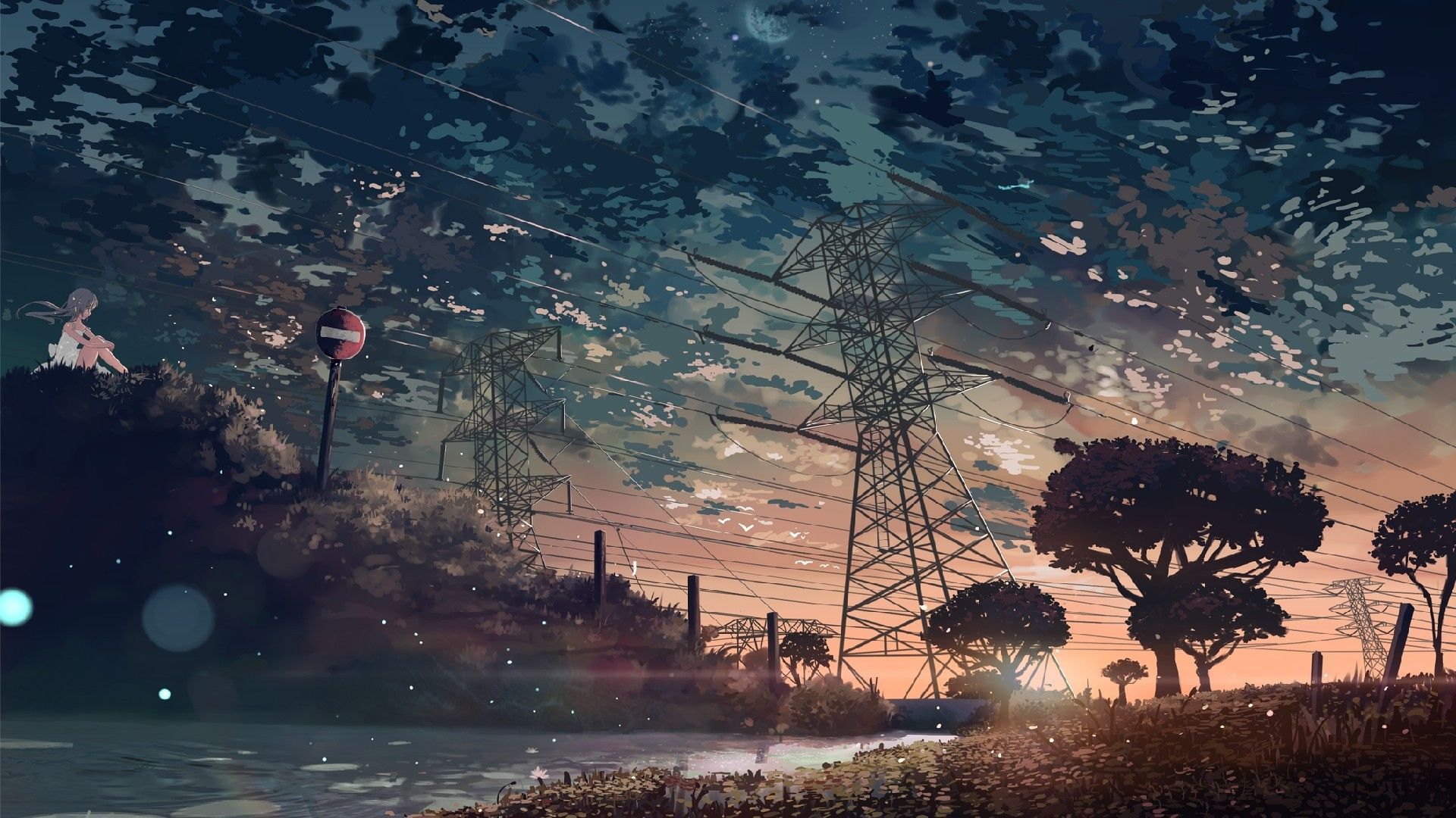 1920x1080 Anime Scenery Wallpaper