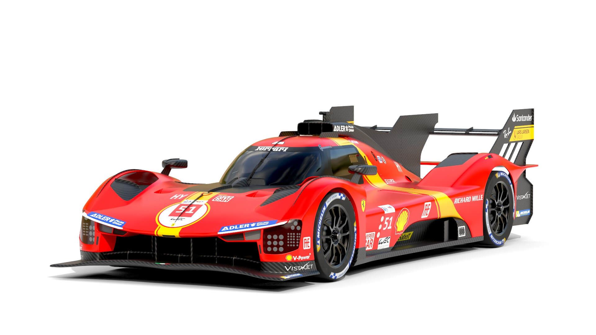 1920x1080 Wec Ferrari 499P 2023