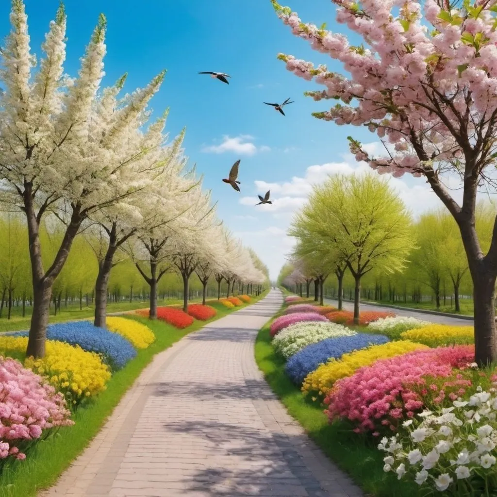 1024x1024 The paved path is full of flowers