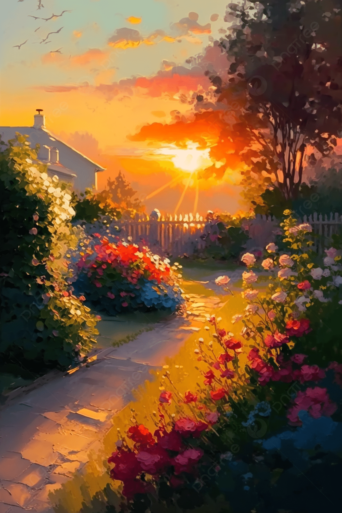1200x1800 Garden Background Under