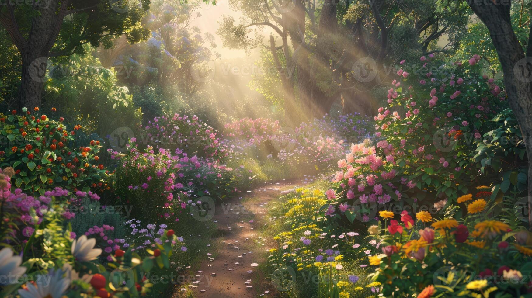 1749x980 Flower Path , Image