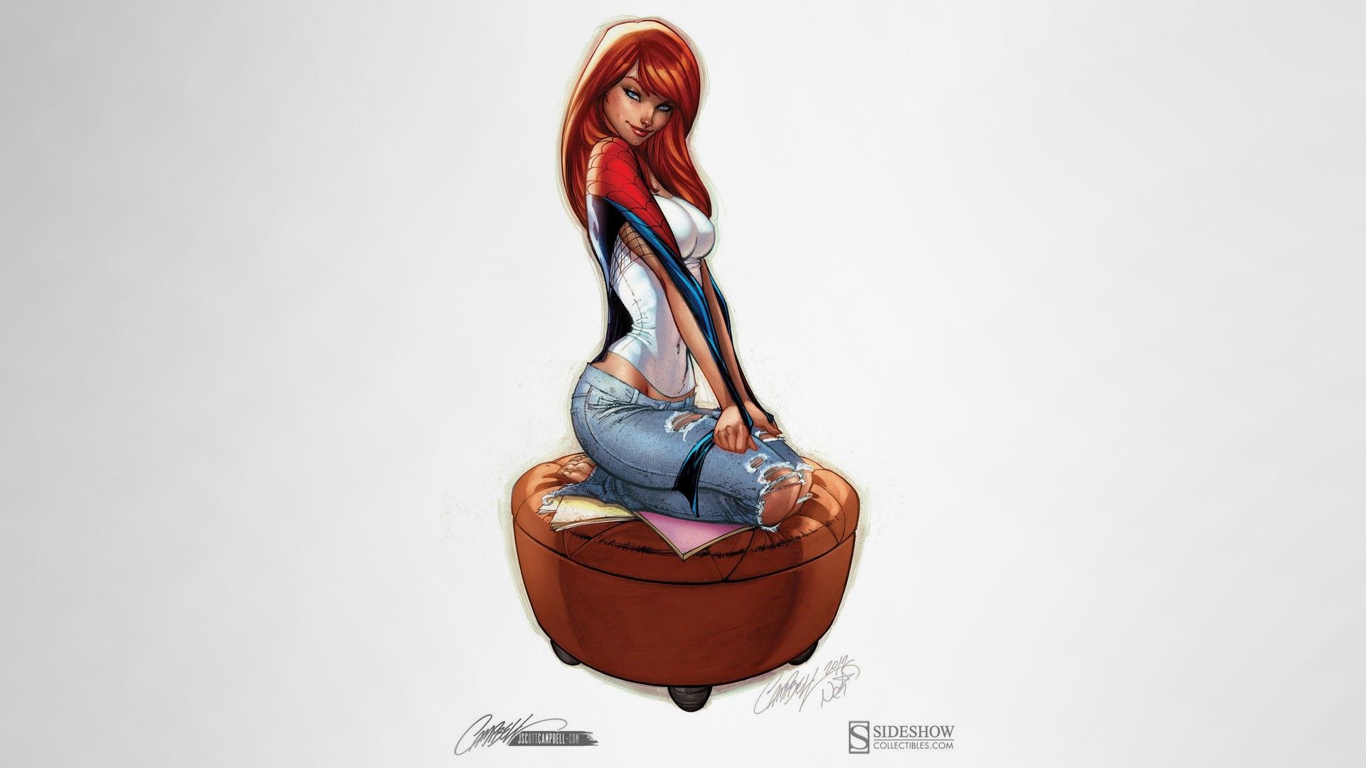 1920x1080 J. Scott Campbell, Mary Jane