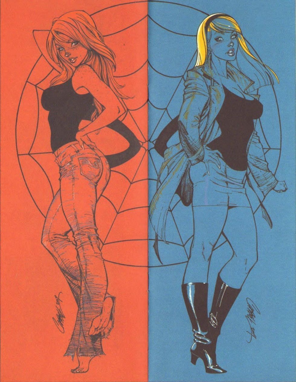 980x1264 Mary Jane Watson & Gwen Stacy