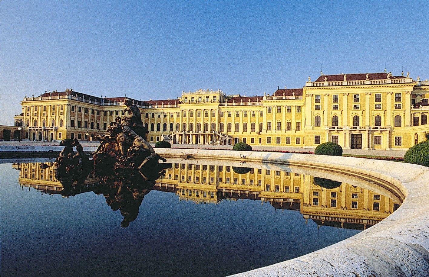 1417x917 Tượng đài: Cung điện Schonbrunn Vienna Áo Hình nền HD cho HD 16