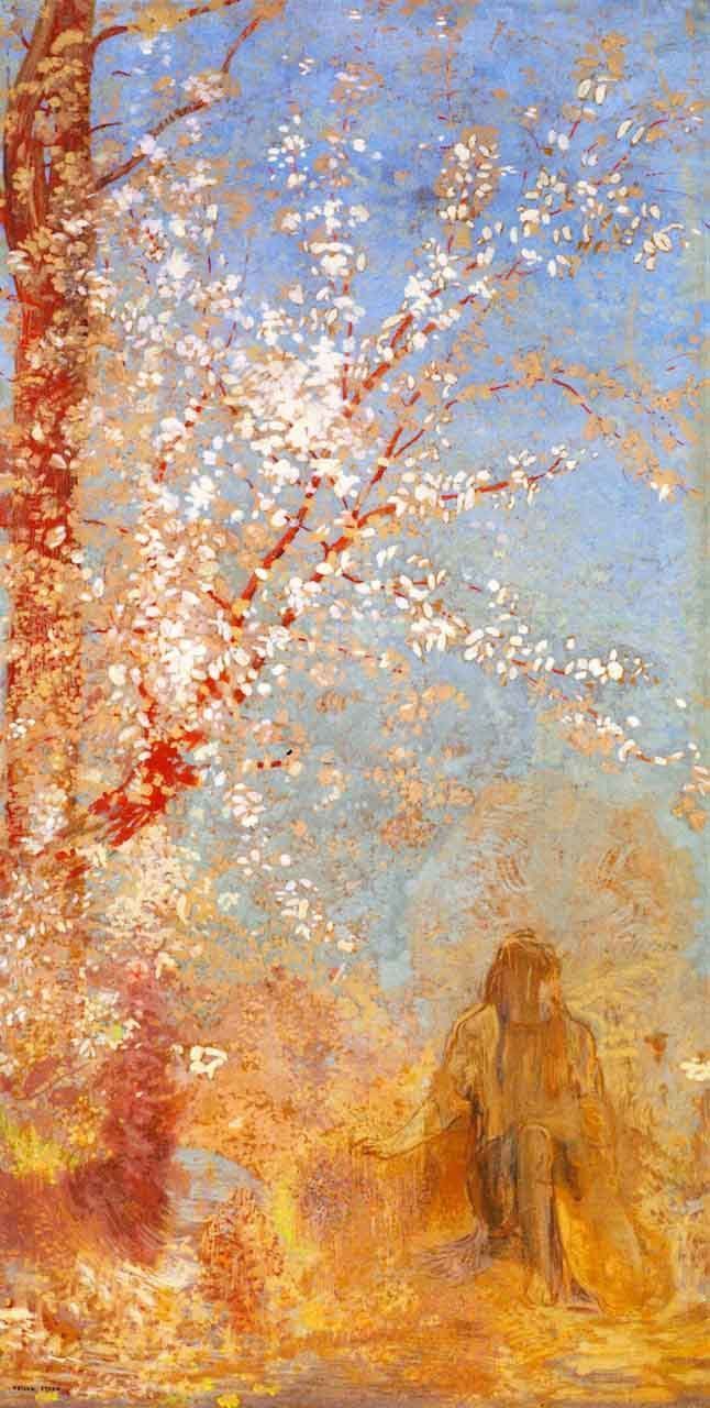 646x1280 The Red Tree By Odilon Redon Print or