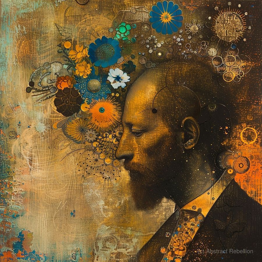 900x900 Odilon Redon Inspired par Abstract