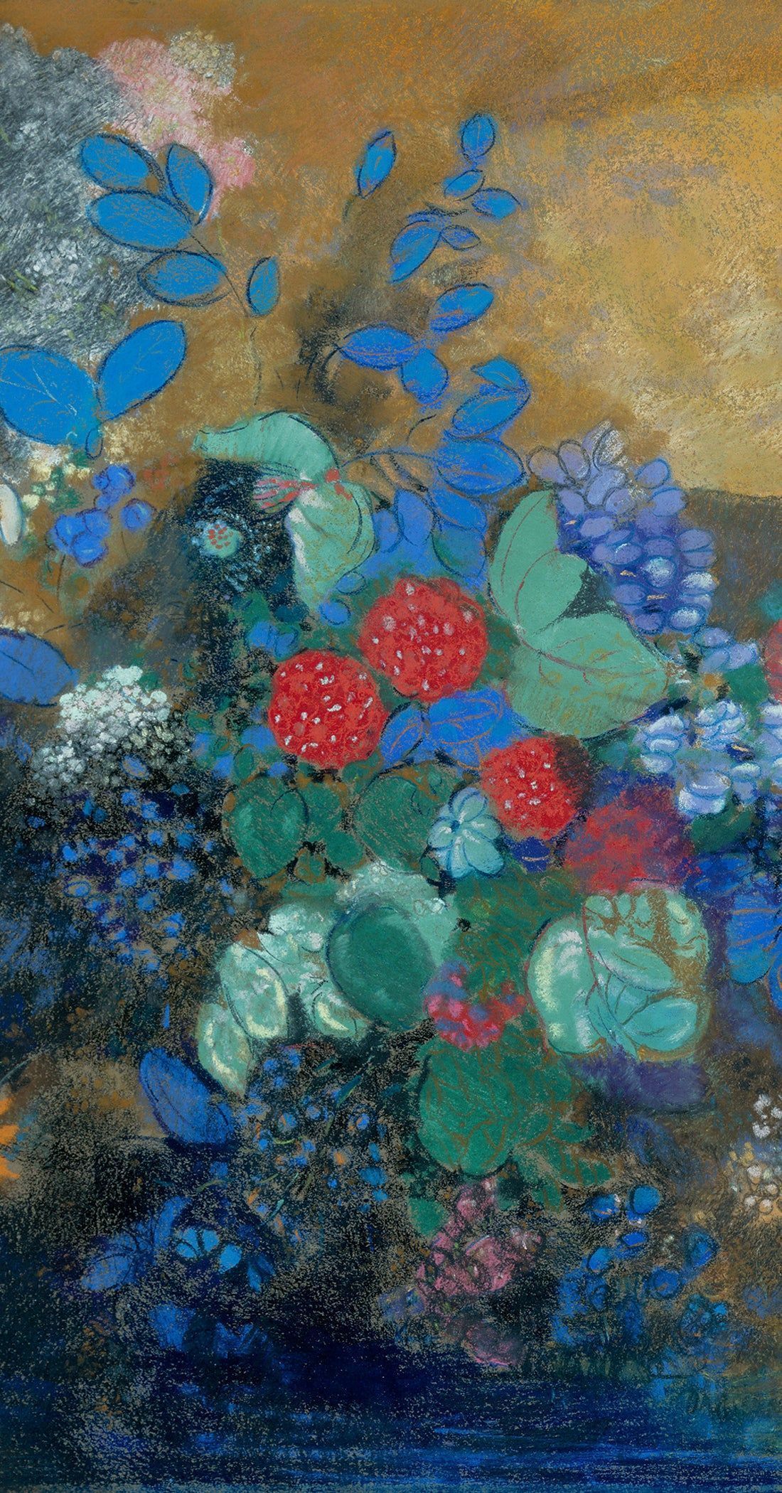 1100x2100 Ophelia Among the Flowers