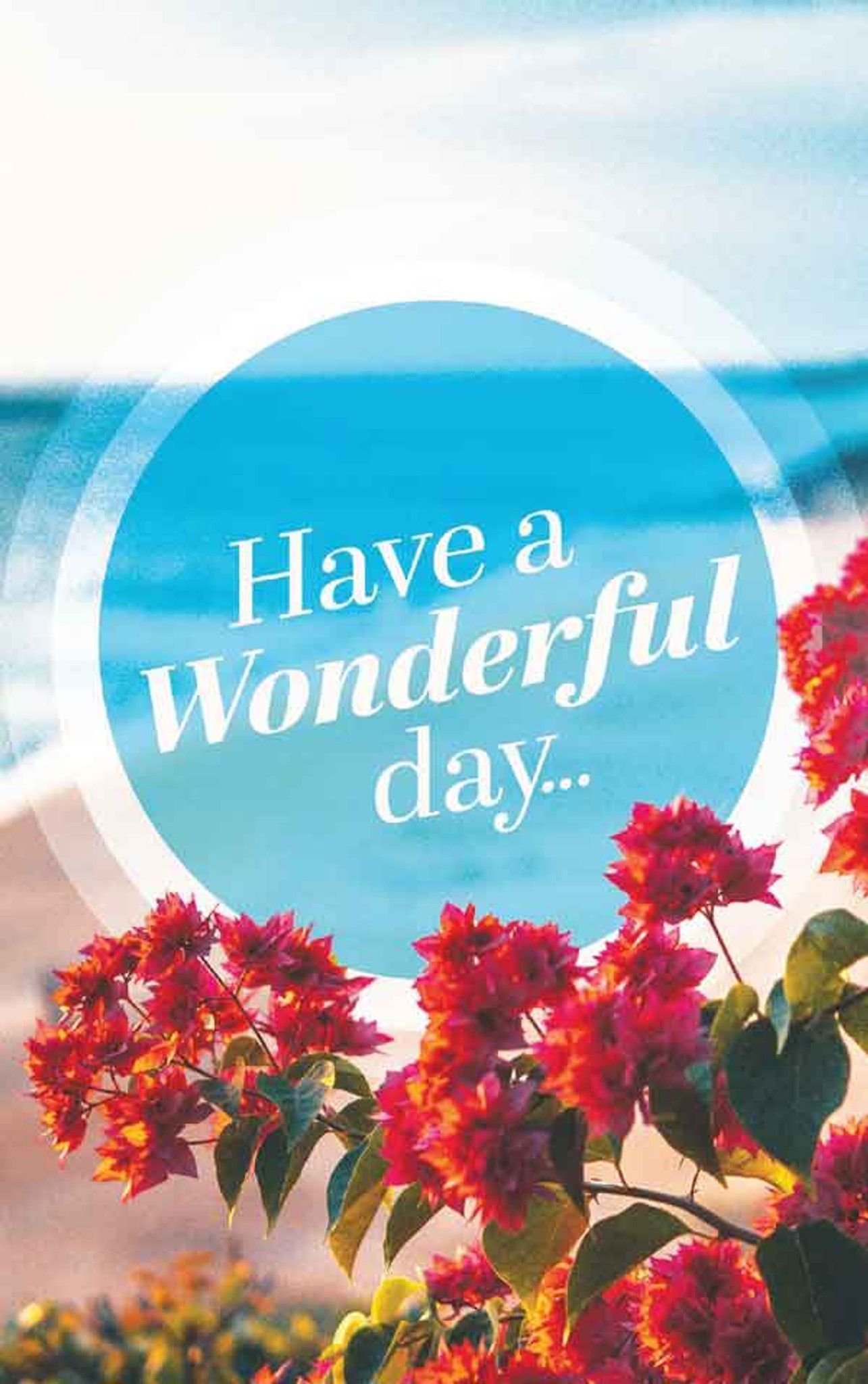 1285x2048 Gospel Tract Have A Wonderful Day Red