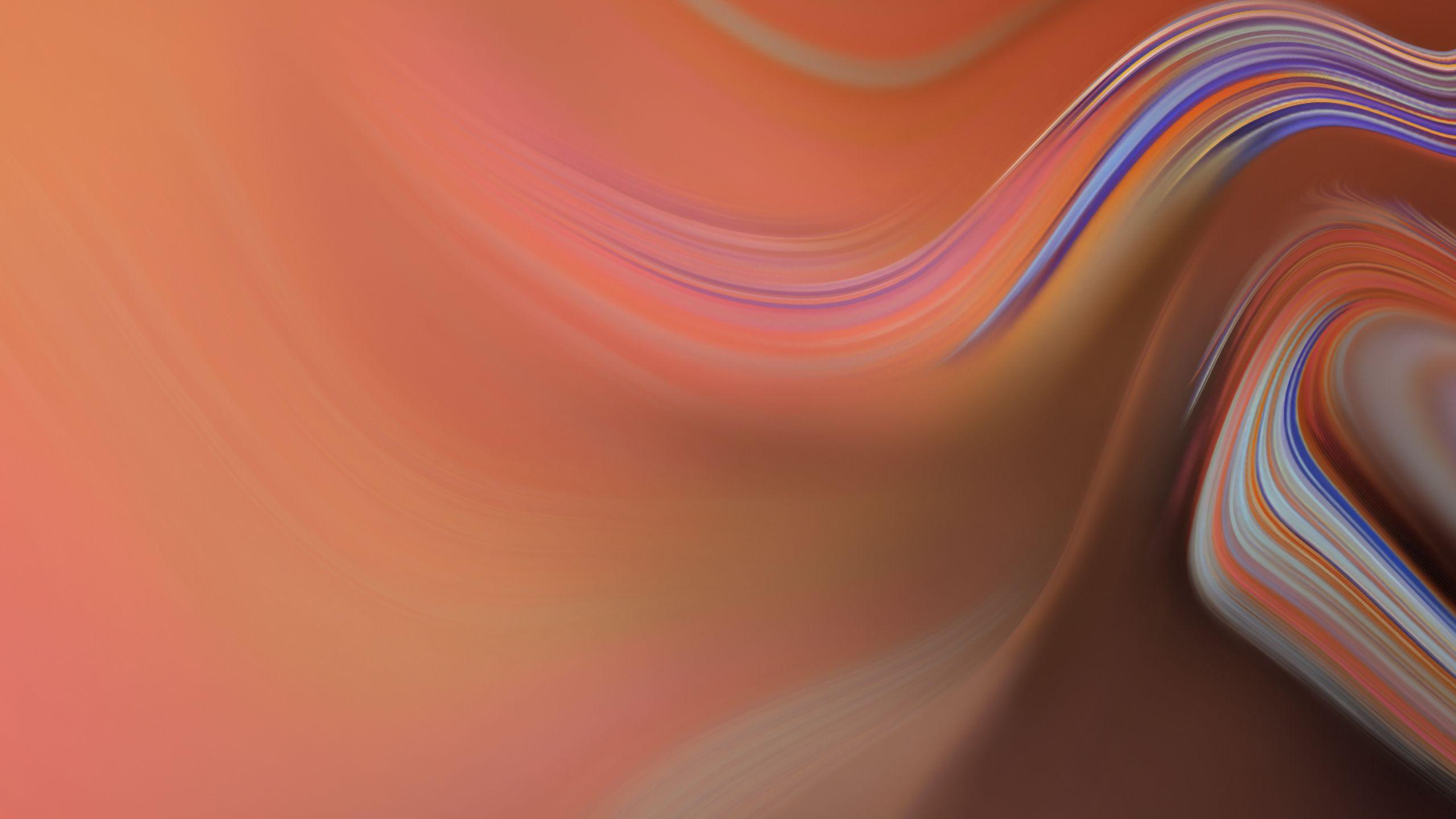 2560x1440 Waves Galaxy Tab S4 Wallpaper