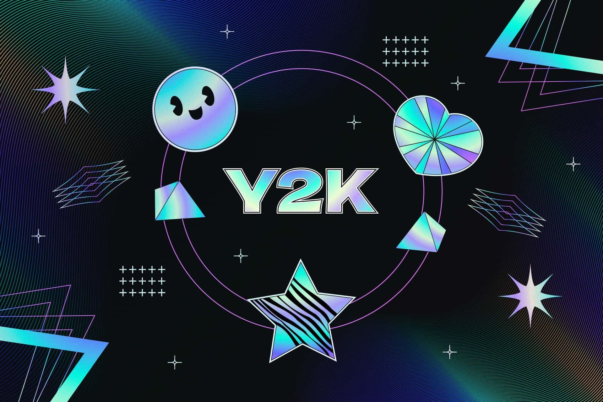 1920x1280 Cyber Y2k Laptop Wallpaper