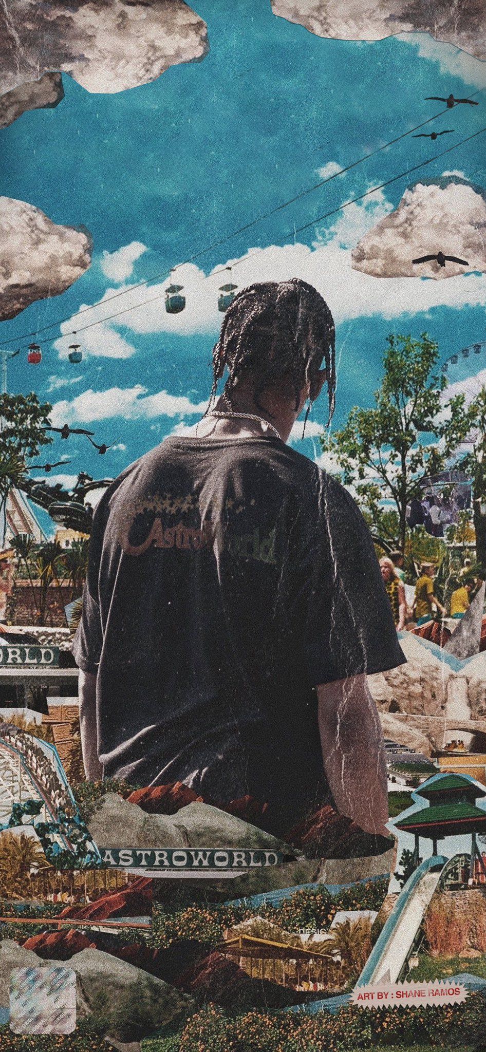 946x2048 Travis Scott “ASTROWORLD” Wallpaper