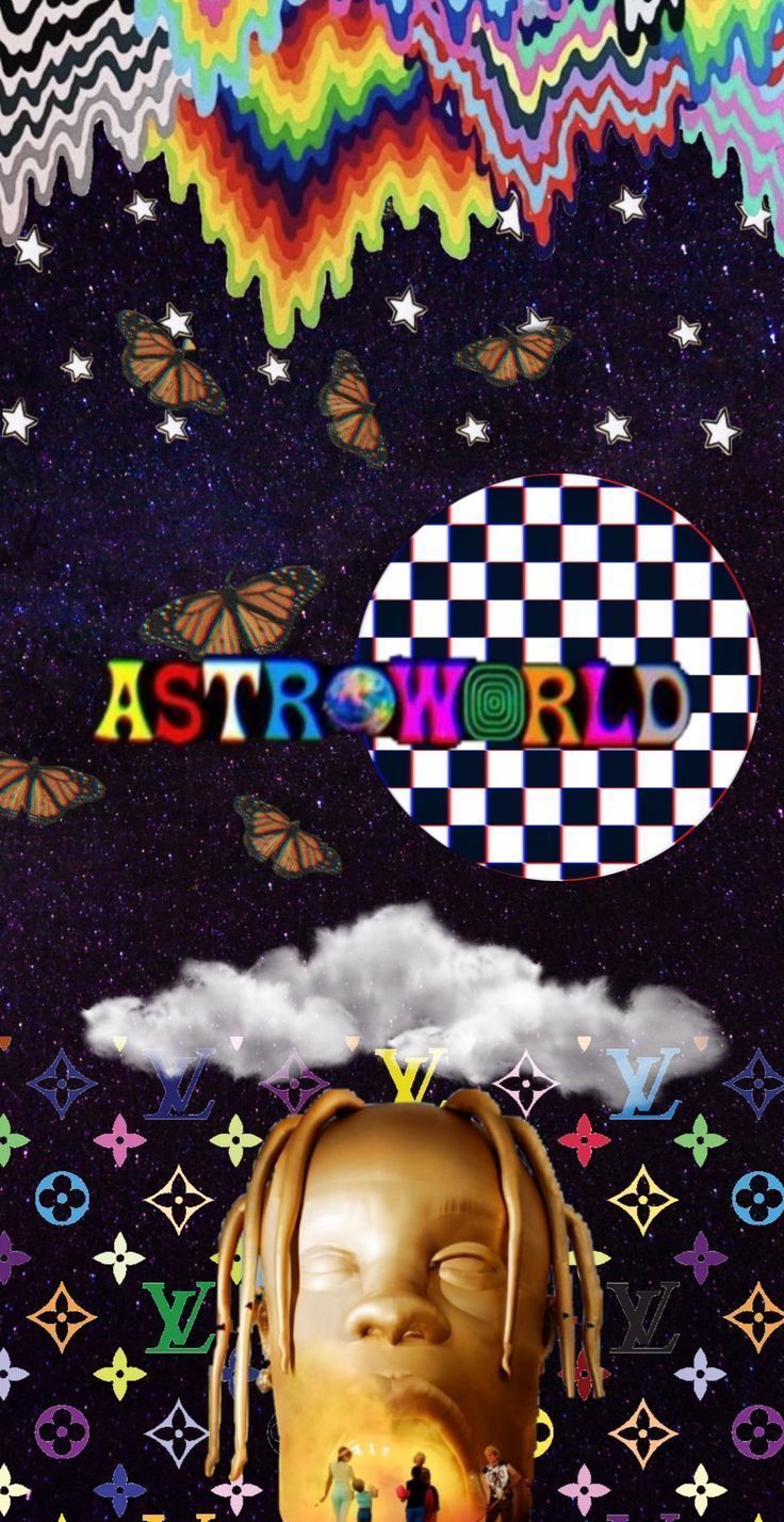 736x1427 Astroworld phone background