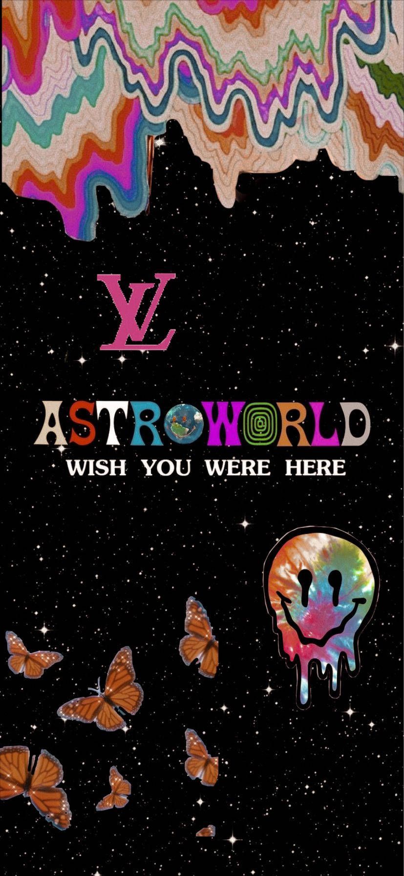 827x1792 Travis Scott Astroworld Collage
