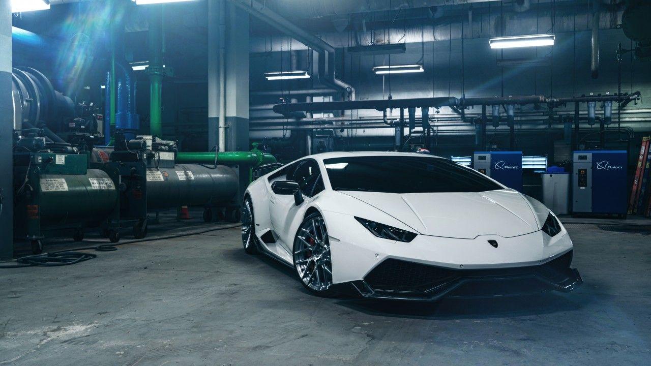 1280x720 Wallpaper Lamborghini Huracan, White, 4K, 8K, Automotive / Cars