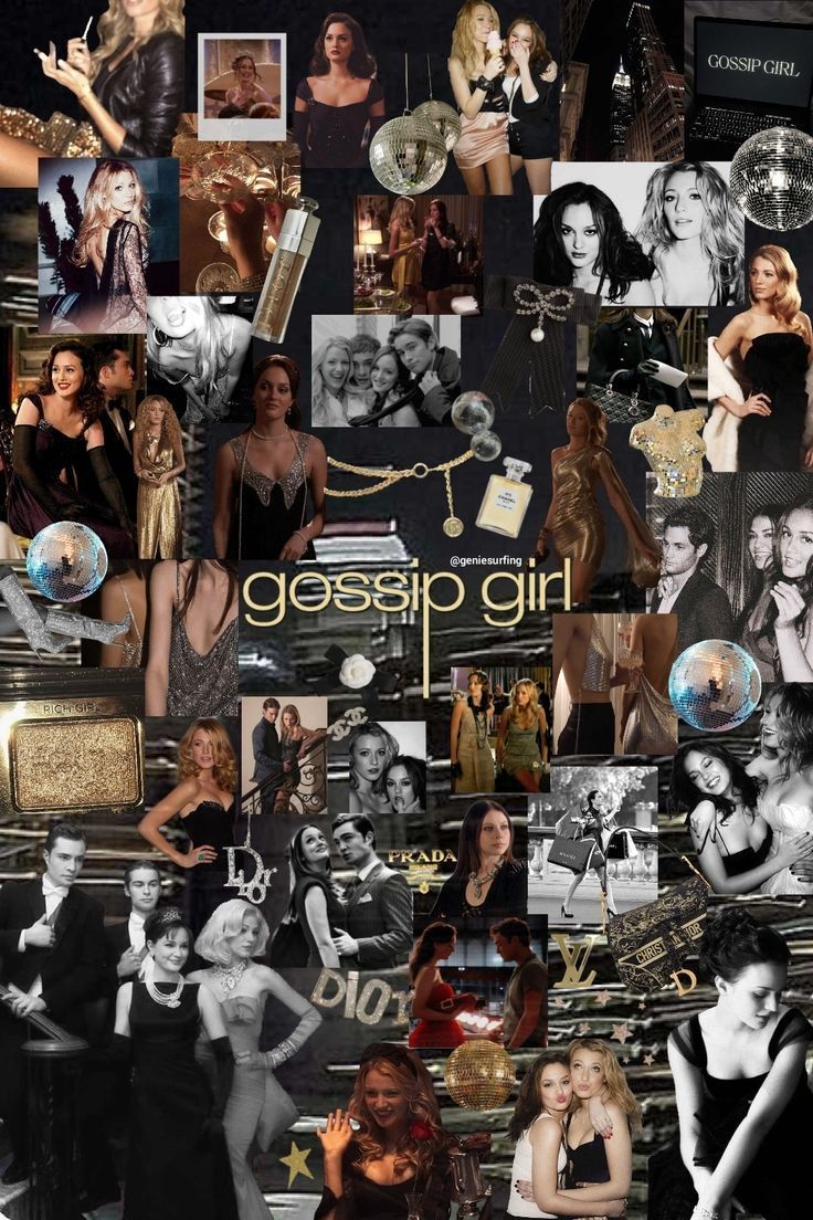 736x1104 Gossip girl aesthetic wallpaper collage