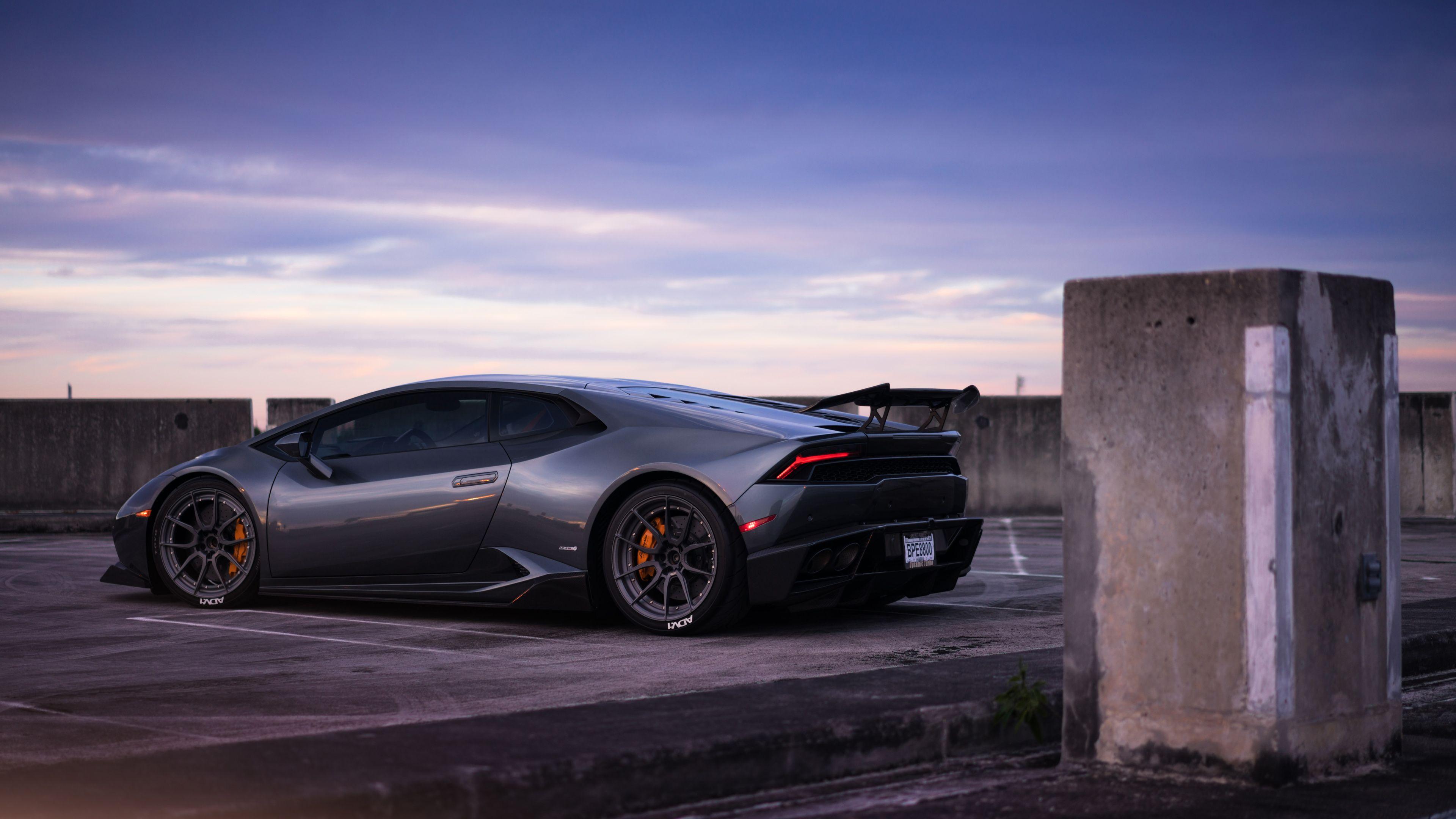 3840x2160 Lamborghini Huracan on ADV1 wheels Wallpaper. HD Car Wallpaper. ID