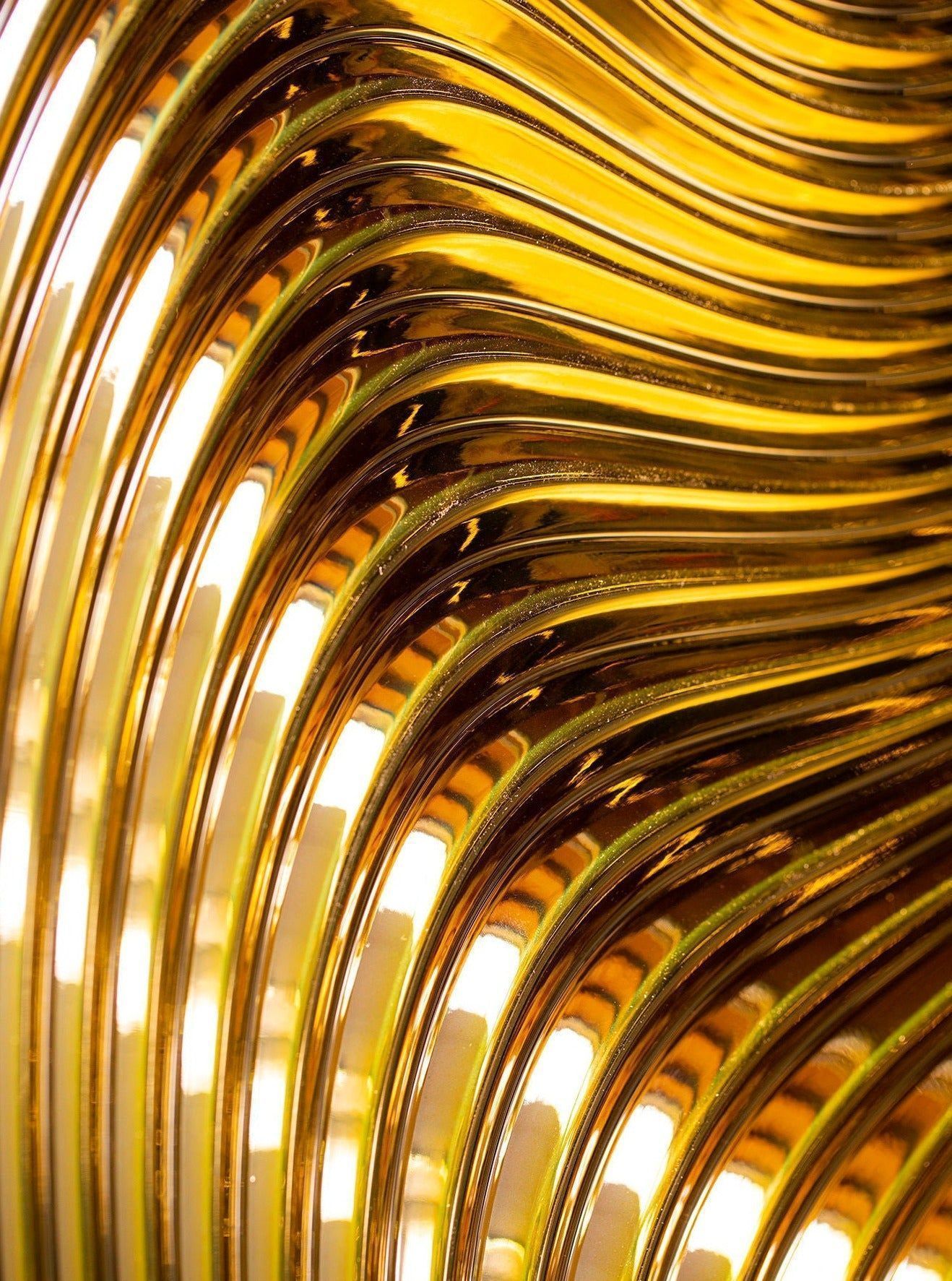 1318x1773 Wave Chrome Gold Wallpanel