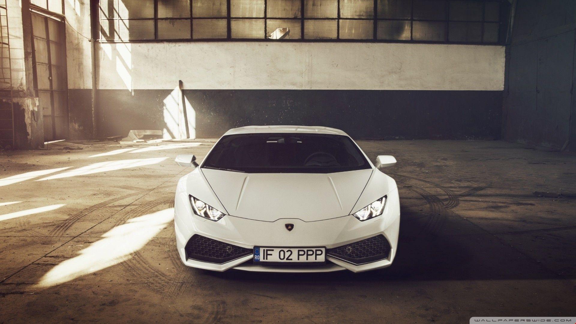 1920x1080 1k Lamborghini Huracan LP610 4 White Color Background