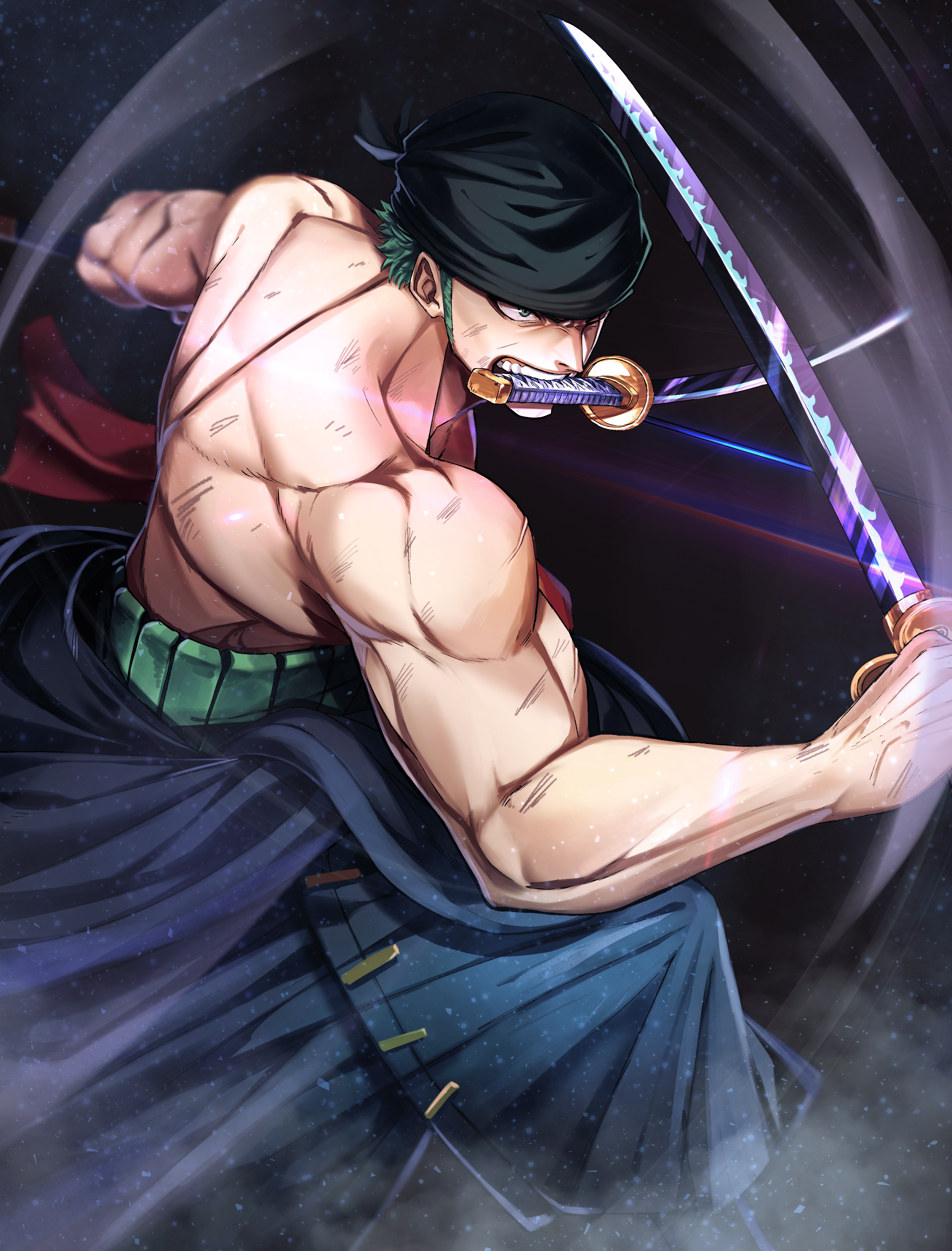 2924x3840 Roronoa Zoro PIECE