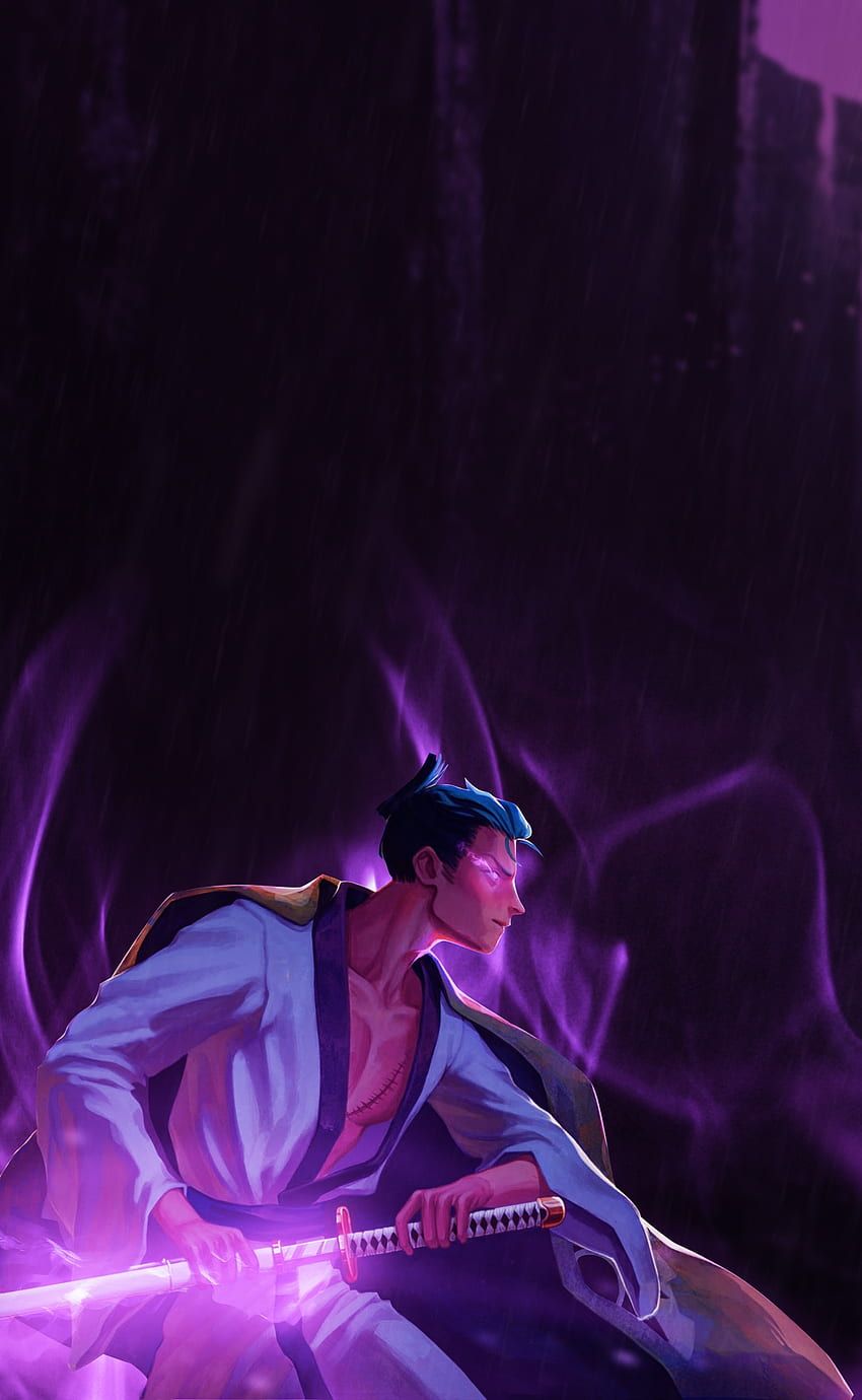 850x1380 Zoro eye HD wallpaper