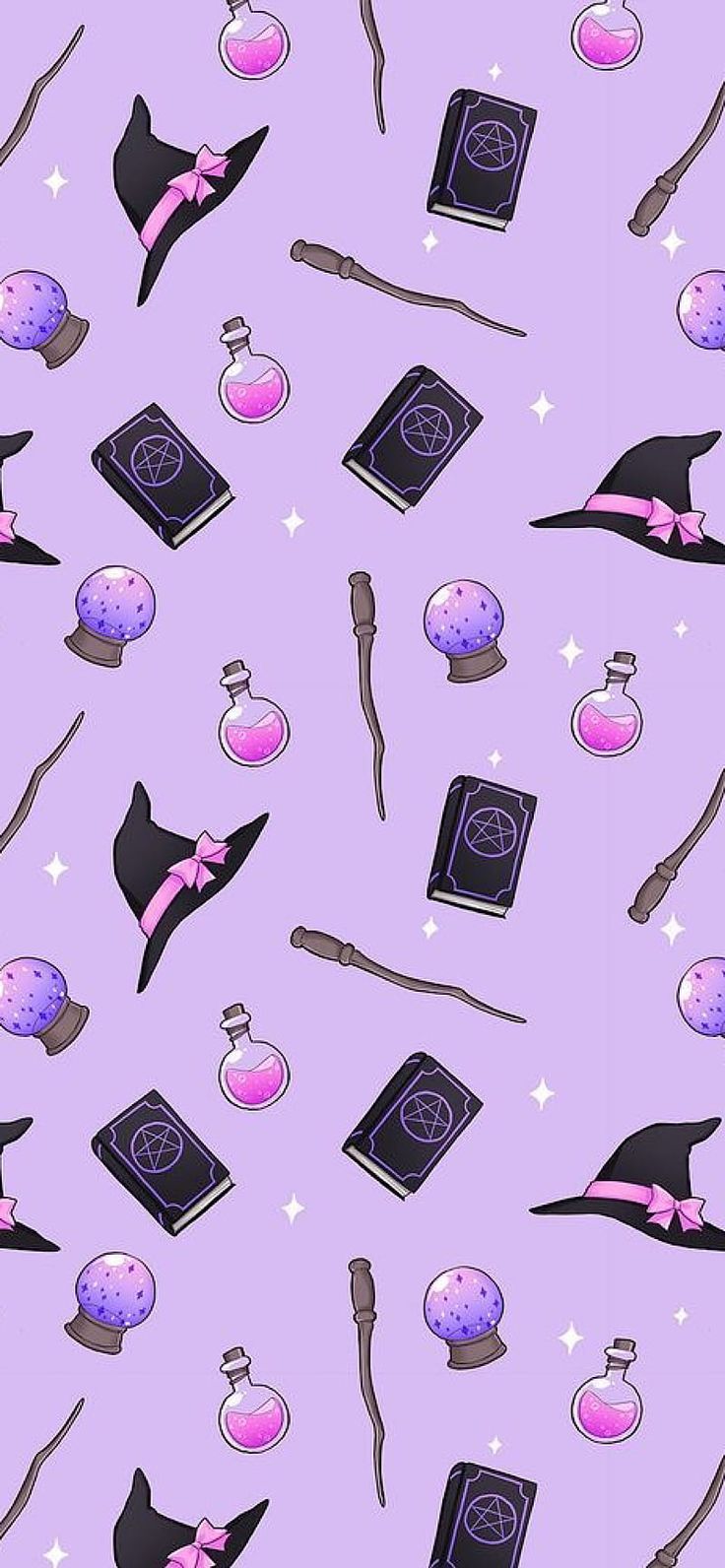 736x1592 Cute Witch, girly, halloween, pretty