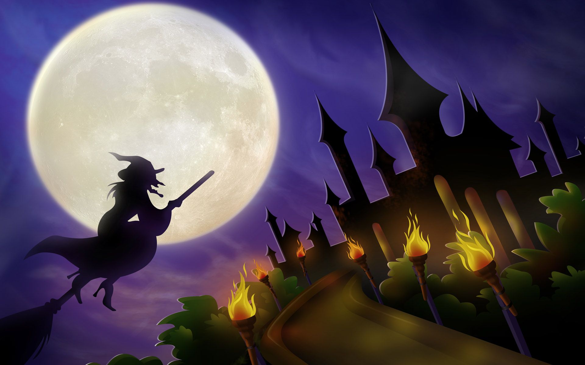 1920x1200 spooky halloween wallpaper desktop