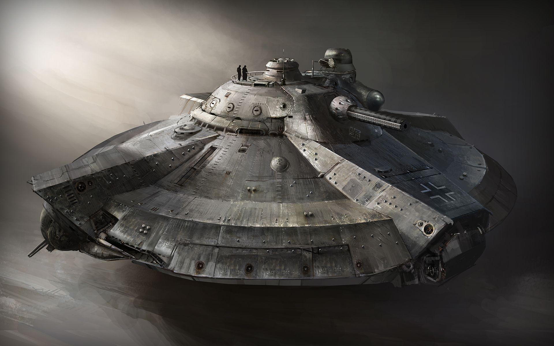 1920x1200 World War II, Germany, Iron Sky, UFO wallpaper