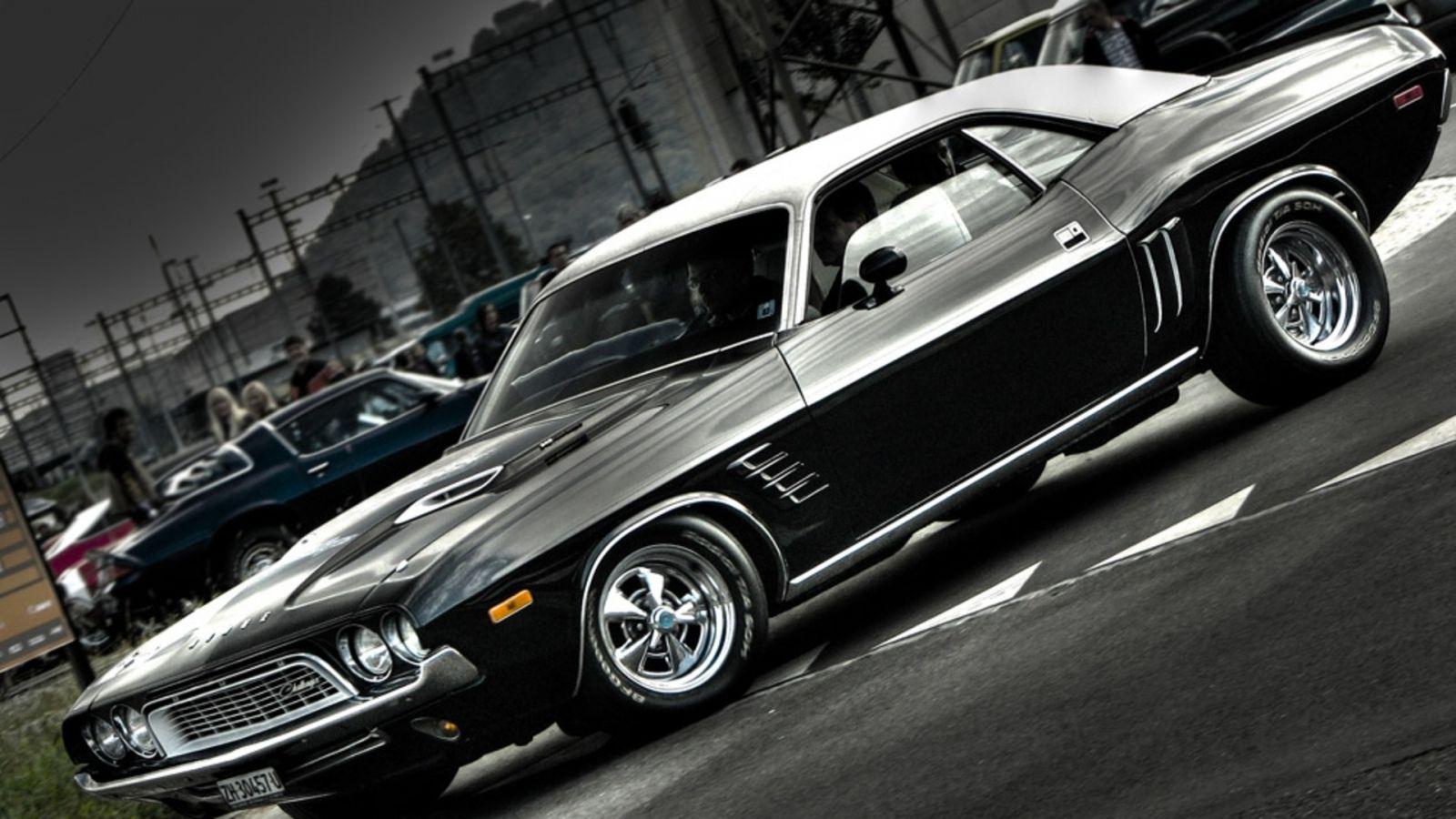 1600x900 Hd image of muscle cars wallpaper