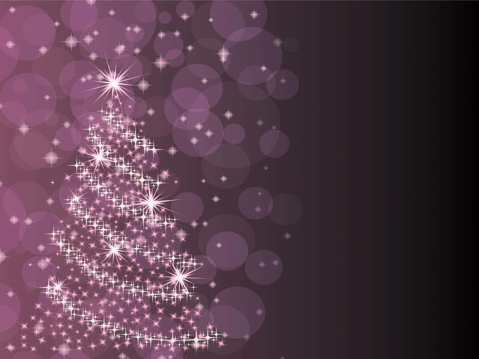 1600x1200 Purple Christmas Wallpaper