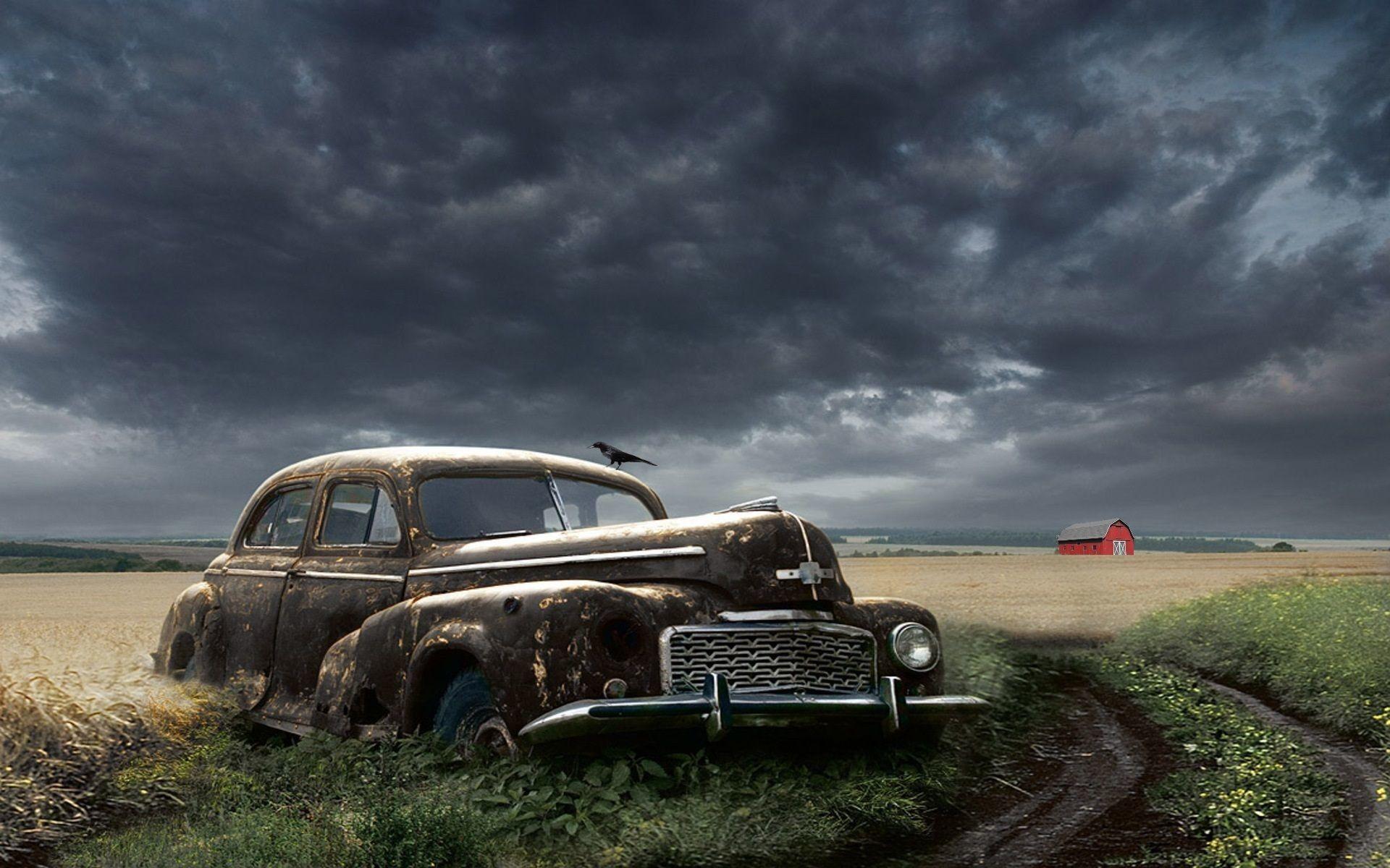 1920x1200 Old Muscle Cars HD Wallpaper background picture