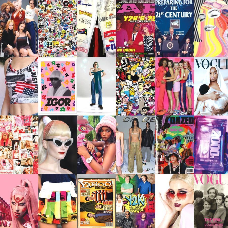 900x900 Caption: Y2k Fashion Model Posing