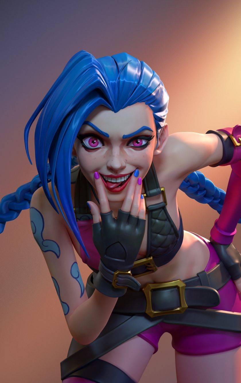 Jinx iPhone Wallpapers - Top Free Jinx iPhone Backgrounds - WallpaperAccess