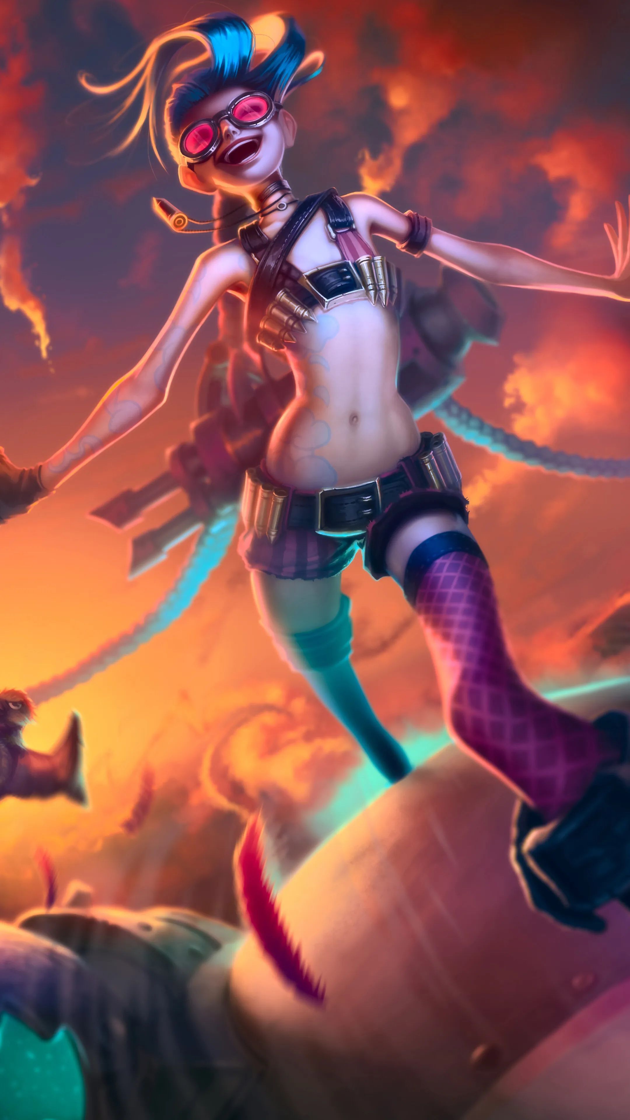 2160x3840 Jinx (LoL) Wallpaper (38 image