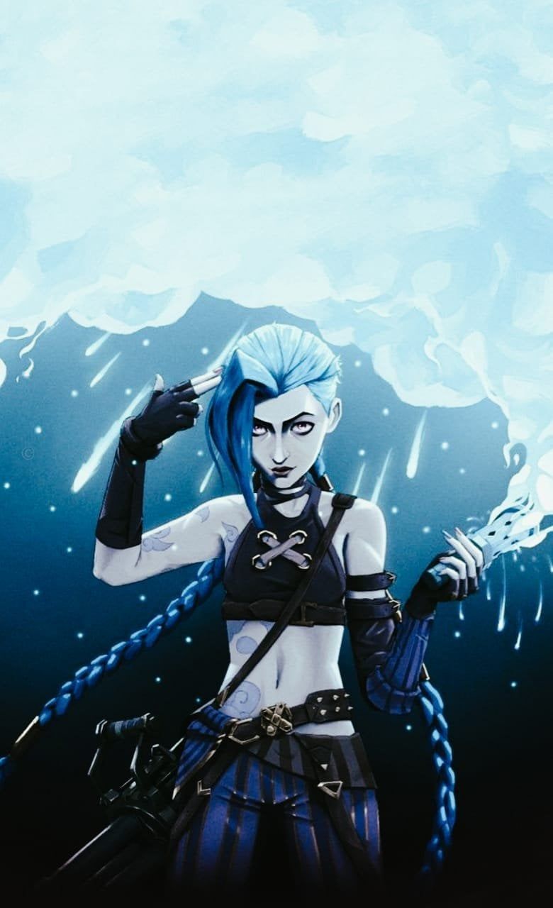 780x1280 Jinx Arcane Phone Wallpaper